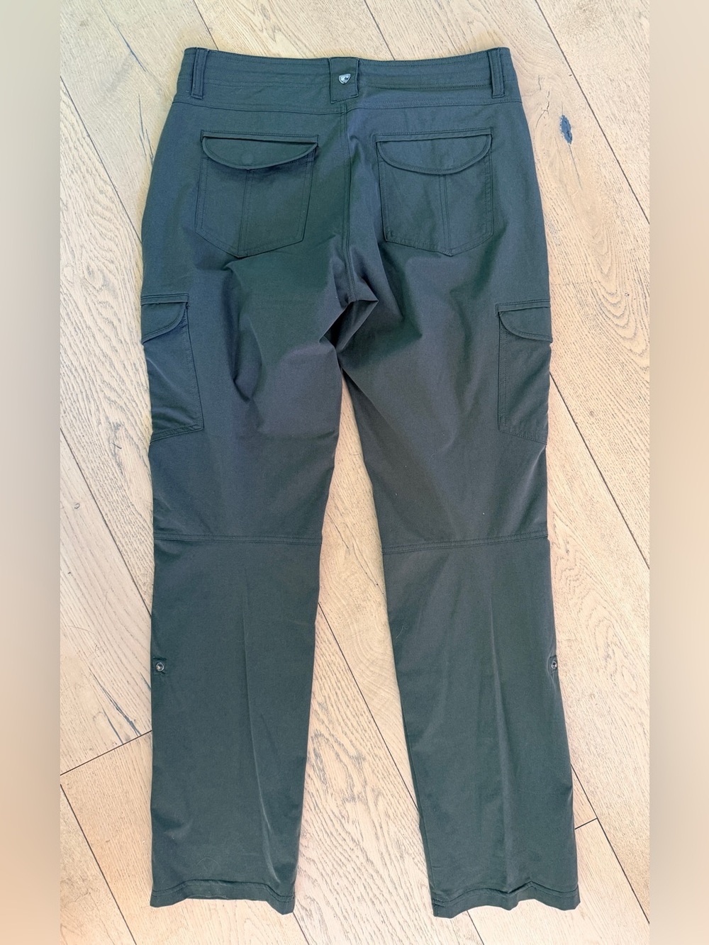 Women's Kuhl Freeflex Roll-Up Pants - Dark Moss - Size 8 EUC - Picture 3 of 4
